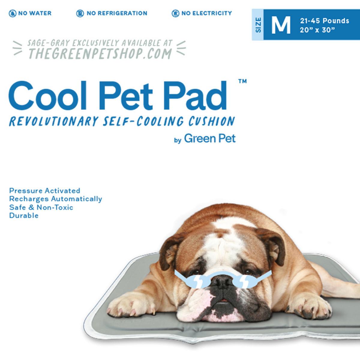 Cool Care Technologies Cool Pet Pad - Small/Sage Gray Cool Care Technologies Cool Pet Pad - Small/Sage Gray