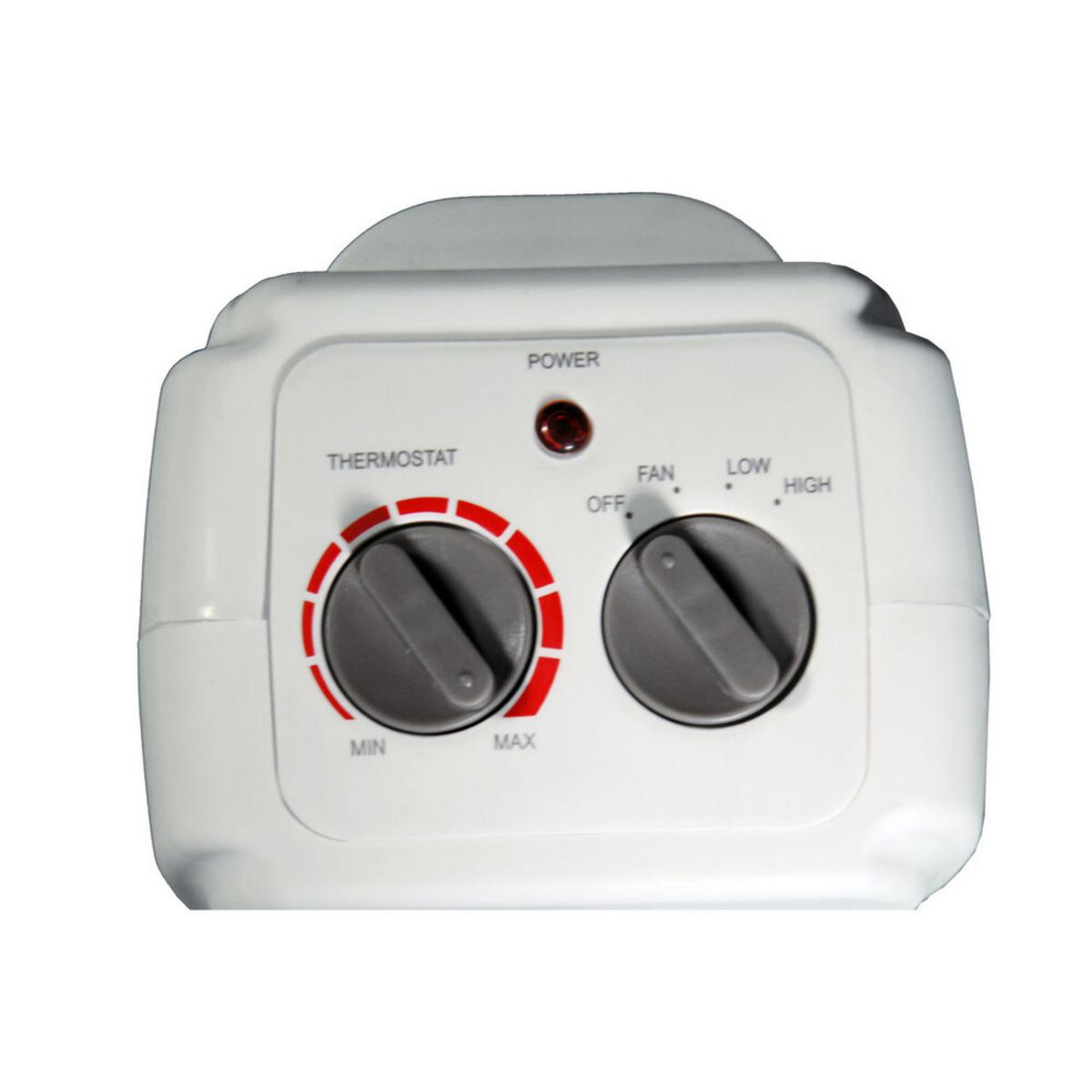 World Marketing Comfort Glow Oscillating Ceramic Heater - White World Marketing Comfort Glow Oscillating Ceramic Heater - White