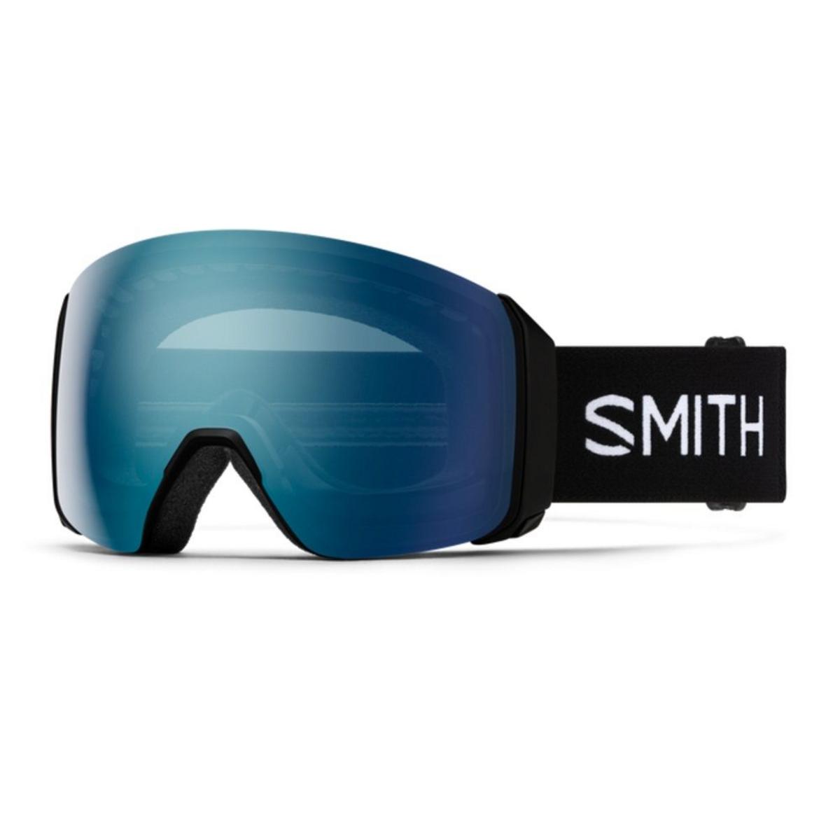 Smith Optics 4D Mag XL Goggles ChromaPop Everyday Blue Mirror - Black Frame Smith Optics 4D Mag XL Goggles ChromaPop Everyday Blue Mirror - Black Frame