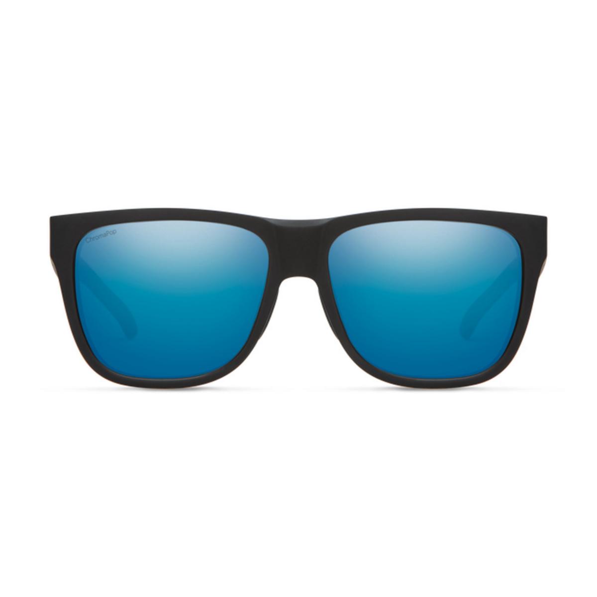 Smith Optics Lowdown 2 Sunglasses ChromaPop Polarized Blue Mirror - Matte Black Frame Smith Optics Lowdown 2 Sunglasses ChromaPop Polarized Blue Mirror - Matte Black Frame