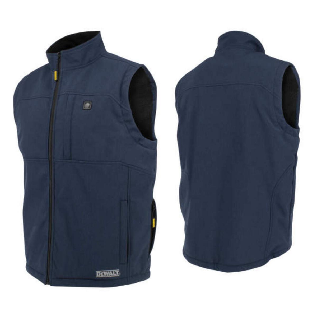 DeWalt Men's Heated Sherpa Lining Soft Shell Vest with Battery DeWalt Men's Heated Sherpa Lining Soft Shell Vest with Battery