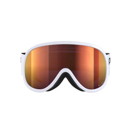 POC Retina Ski Goggles Partly Sunny Orange Lens - Hydrogen White Frame