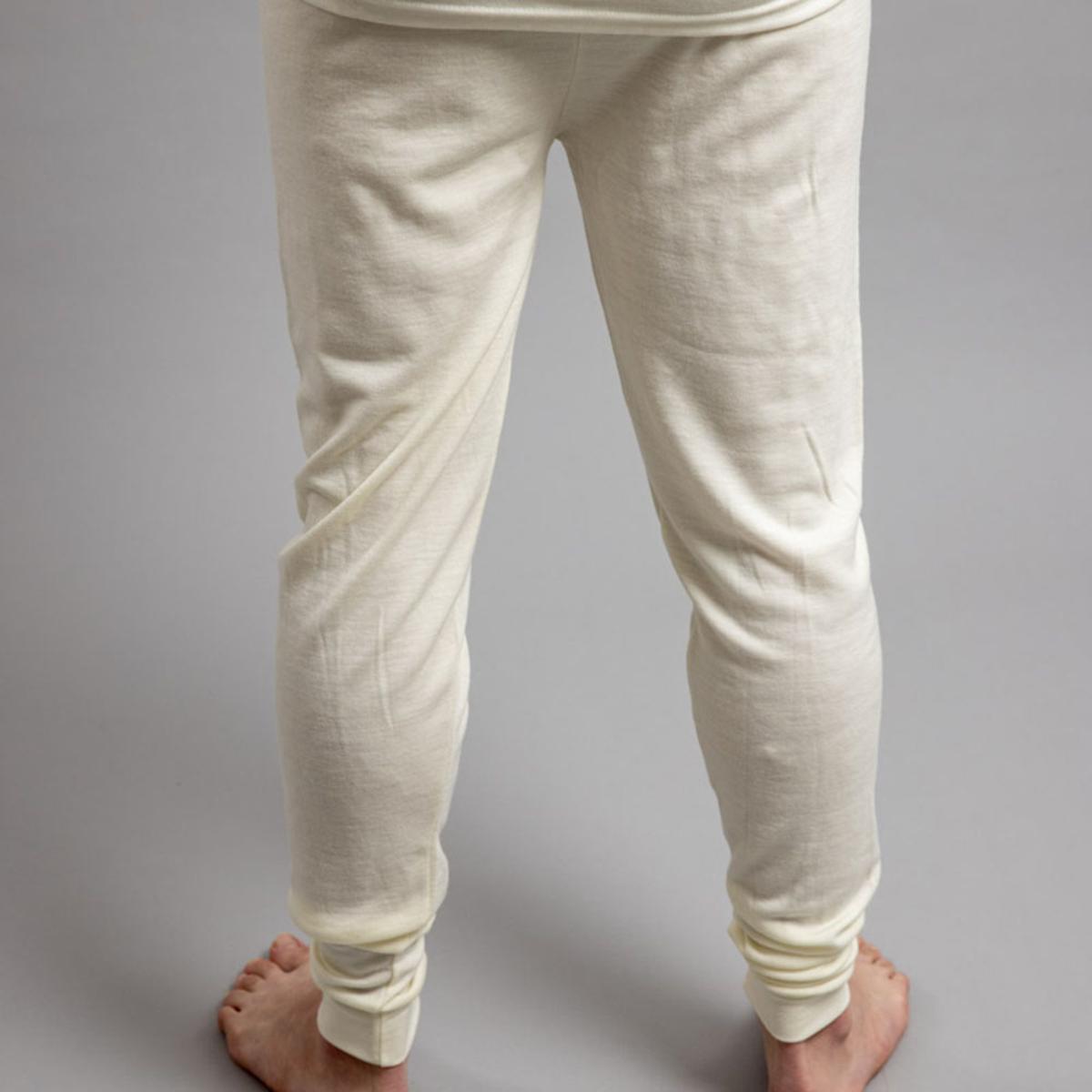 Merino Skins Unisex Long John / Pant - White Merino Skins Unisex Long John / Pant - White
