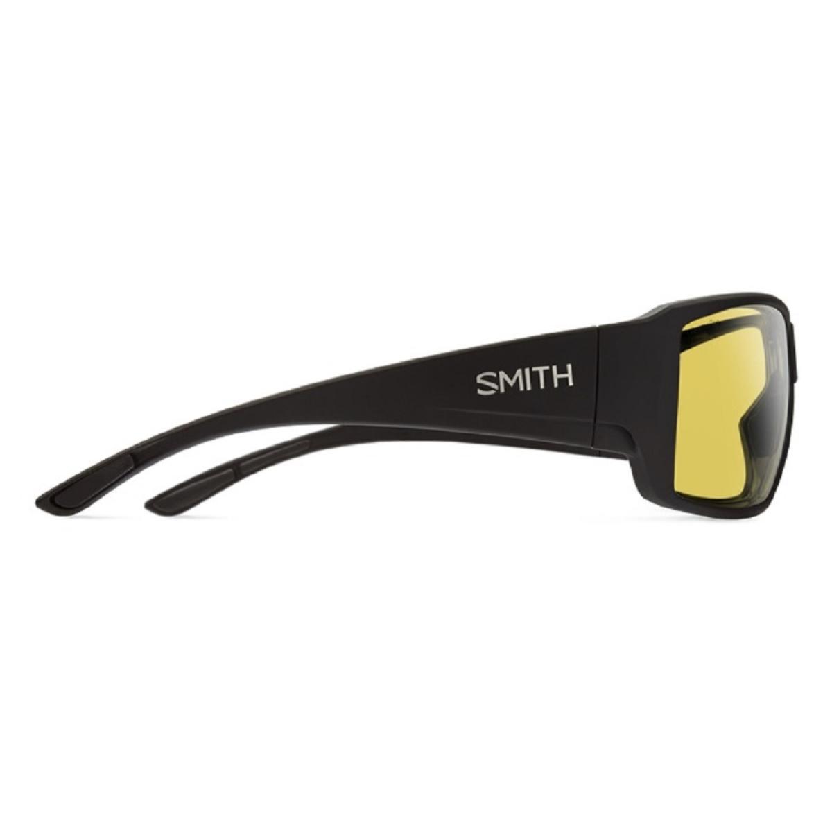 Smith Optics Guide's Choice Sunglasses Chromapop Polarized Low Light Yellow - Matte Black Frame Smith Optics Guide's Choice Sunglasses Chromapop Polarized Low Light Yellow - Matte Black Frame