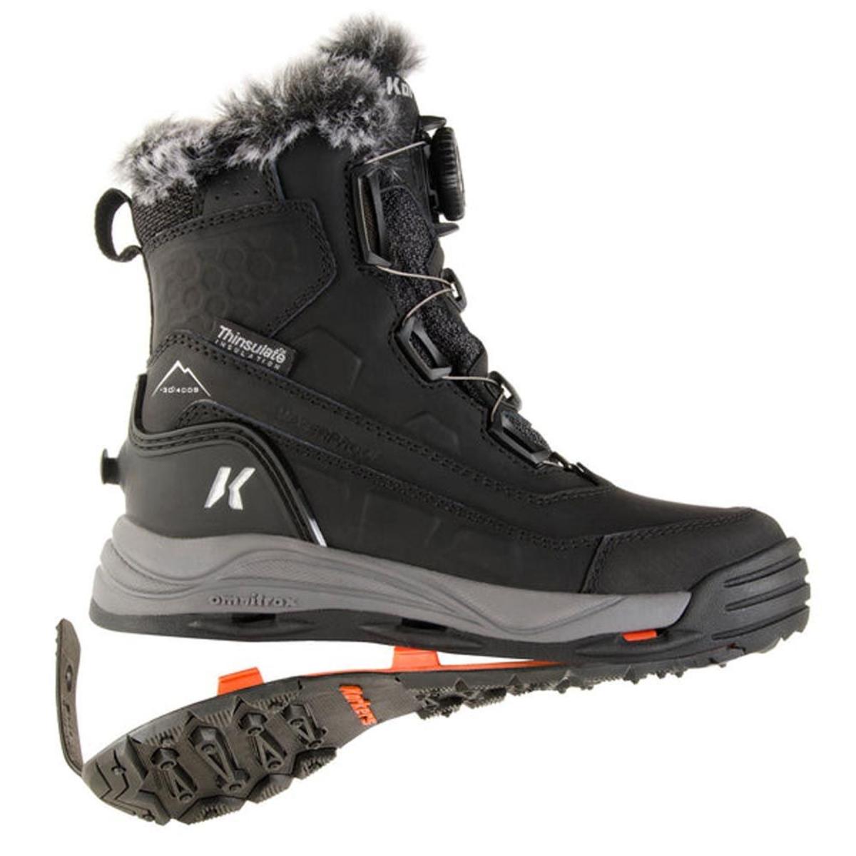 Korkers Women's Snowmageddon Boa Winter Boots with SnowTrac Sole Korkers Women's Snowmageddon Boa Winter Boots with SnowTrac Sole