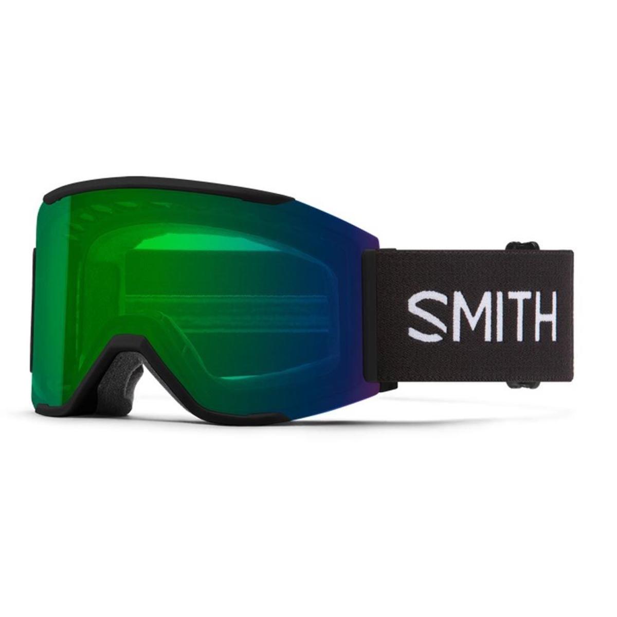 Smith Optics Squad MAG Goggles ChromaPop Everyday Green Mirror - Black Frame Smith Optics Squad MAG Goggles ChromaPop Everyday Green Mirror - Black Frame