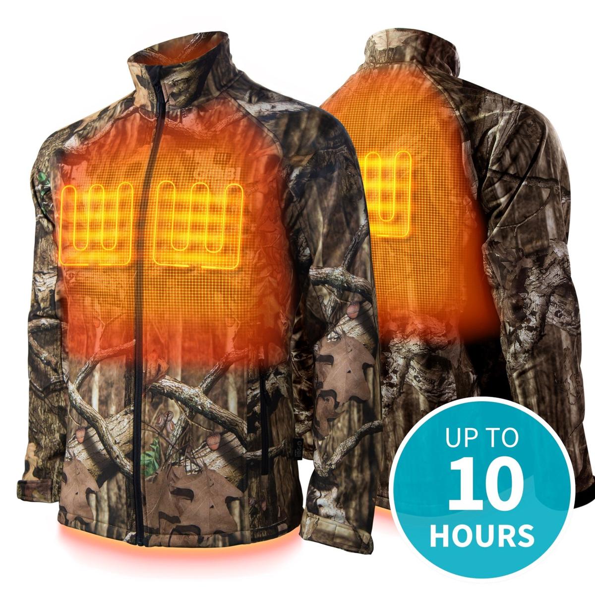 Gobi Heat Men's Sahara Heated Hunting Jacket - Mossy Oak Camo Gobi Heat Men's Sahara Heated Hunting Jacket - Mossy Oak Camo
