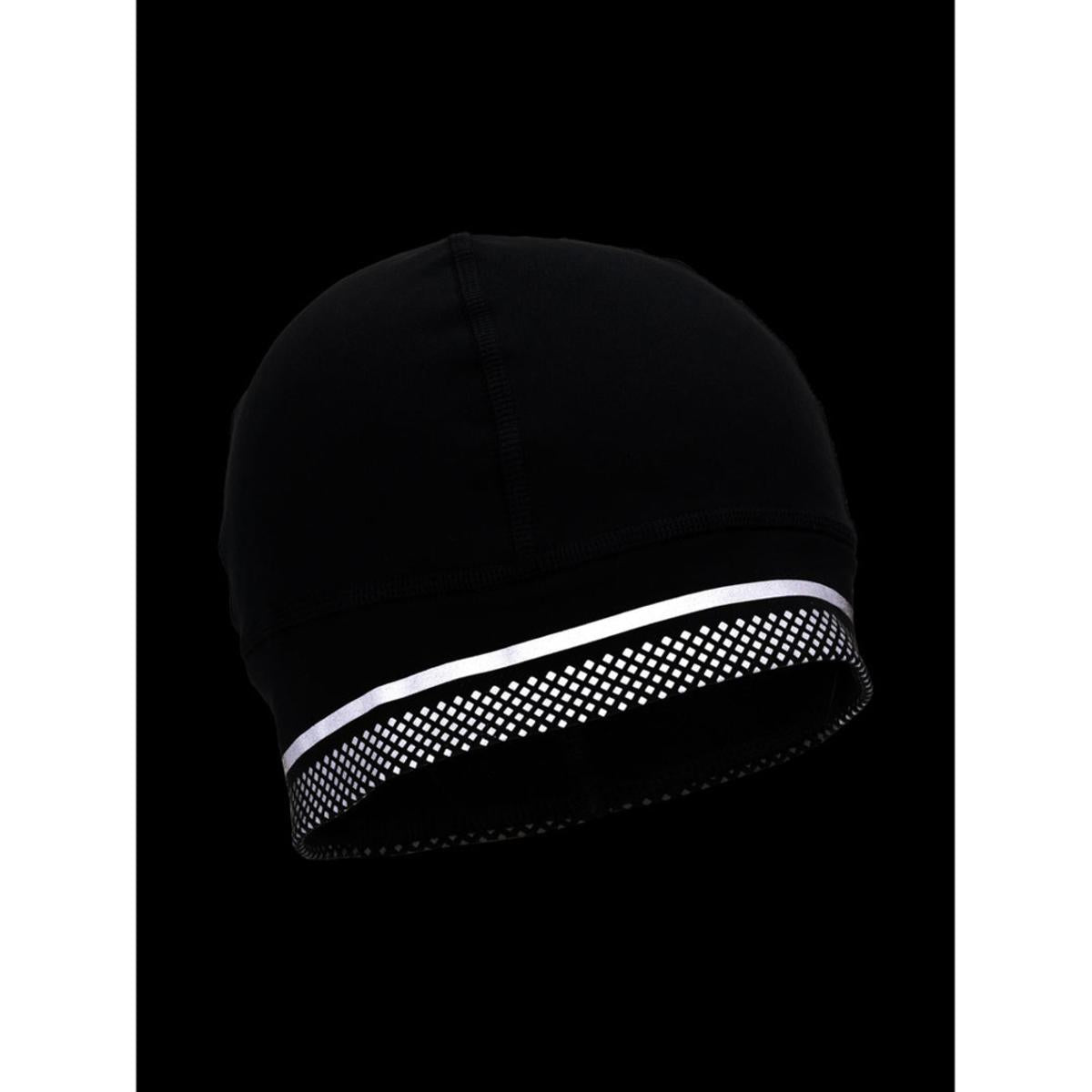 Nathan HyperNight Reflective Beanie - Black/Geo Print Nathan HyperNight Reflective Beanie - Black/Geo Print