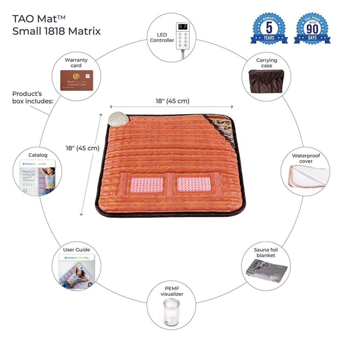 HealthyLine TAO-Mat Small 1818 - Photon Matrix PEMF InfraMat Pro HealthyLine TAO-Mat Small 1818 - Photon Matrix PEMF InfraMat Pro