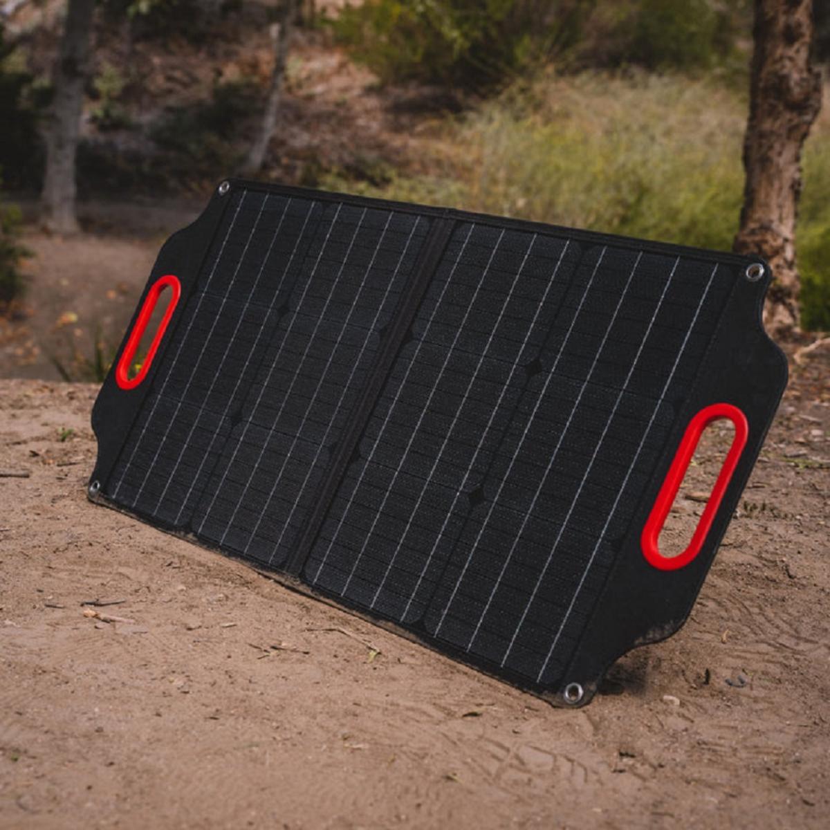 Outdoor Tech Dawn 40w Solar Panel - Black/Red Outdoor Tech Dawn 40w Solar Panel - Black/Red