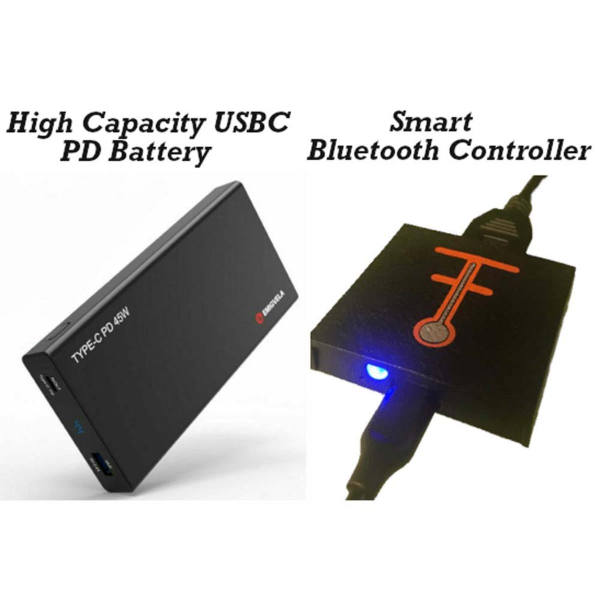 ThermoThink App Controlled Heated Seat Cushion with USBC Power Delivery ThermoThink App Controlled Heated Seat Cushion with USBC Power Delivery