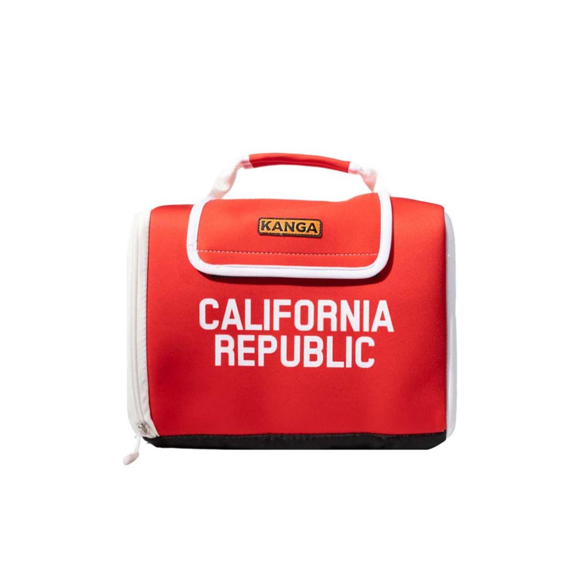 Kanga Coolers California Flag Kase Mate Standard 12 Pack Cooler - California Kanga Coolers California Flag Kase Mate Standard 12 Pack Cooler - California