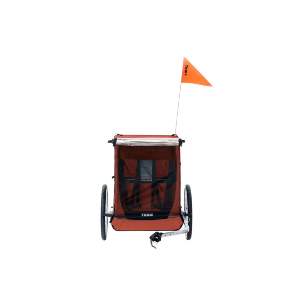 Thule Cadence 2-Seat Bike Trailer - Hot Sauce Red Thule Cadence 2-Seat Bike Trailer - Hot Sauce Red