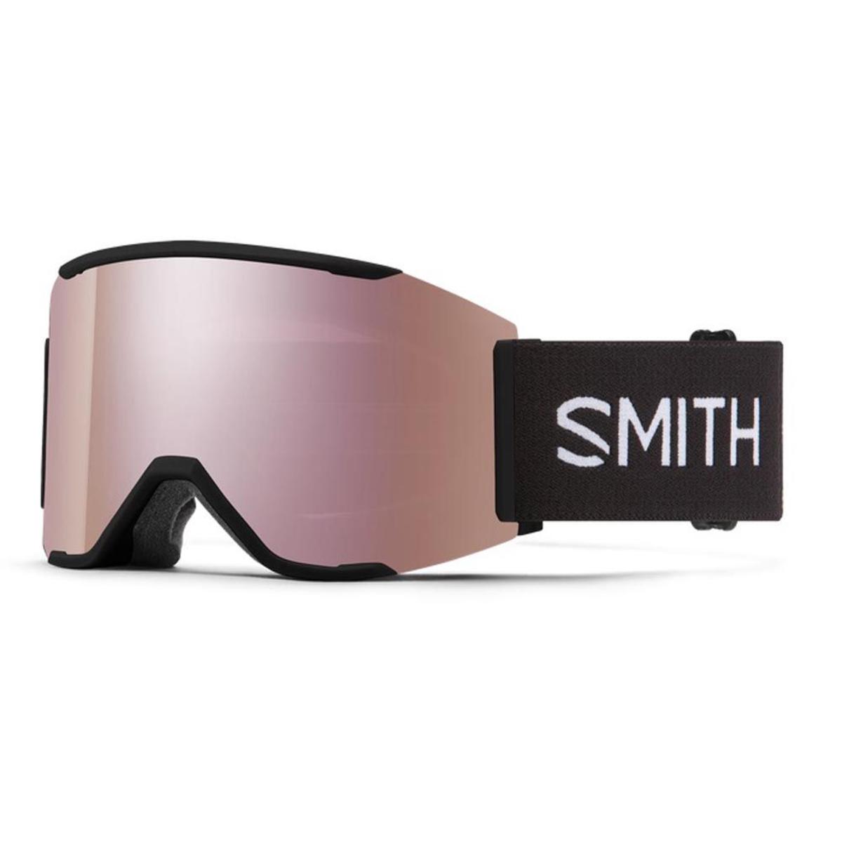 Smith Optics Squad MAG Goggles ChromaPop Everyday Rose Gold Mirror - Black Frame Smith Optics Squad MAG Goggles ChromaPop Everyday Rose Gold Mirror - Black Frame