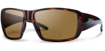 Smith Guides Choice Bifocal Sunglasses Matte Havana Carbonic Polarized Brown 2.50