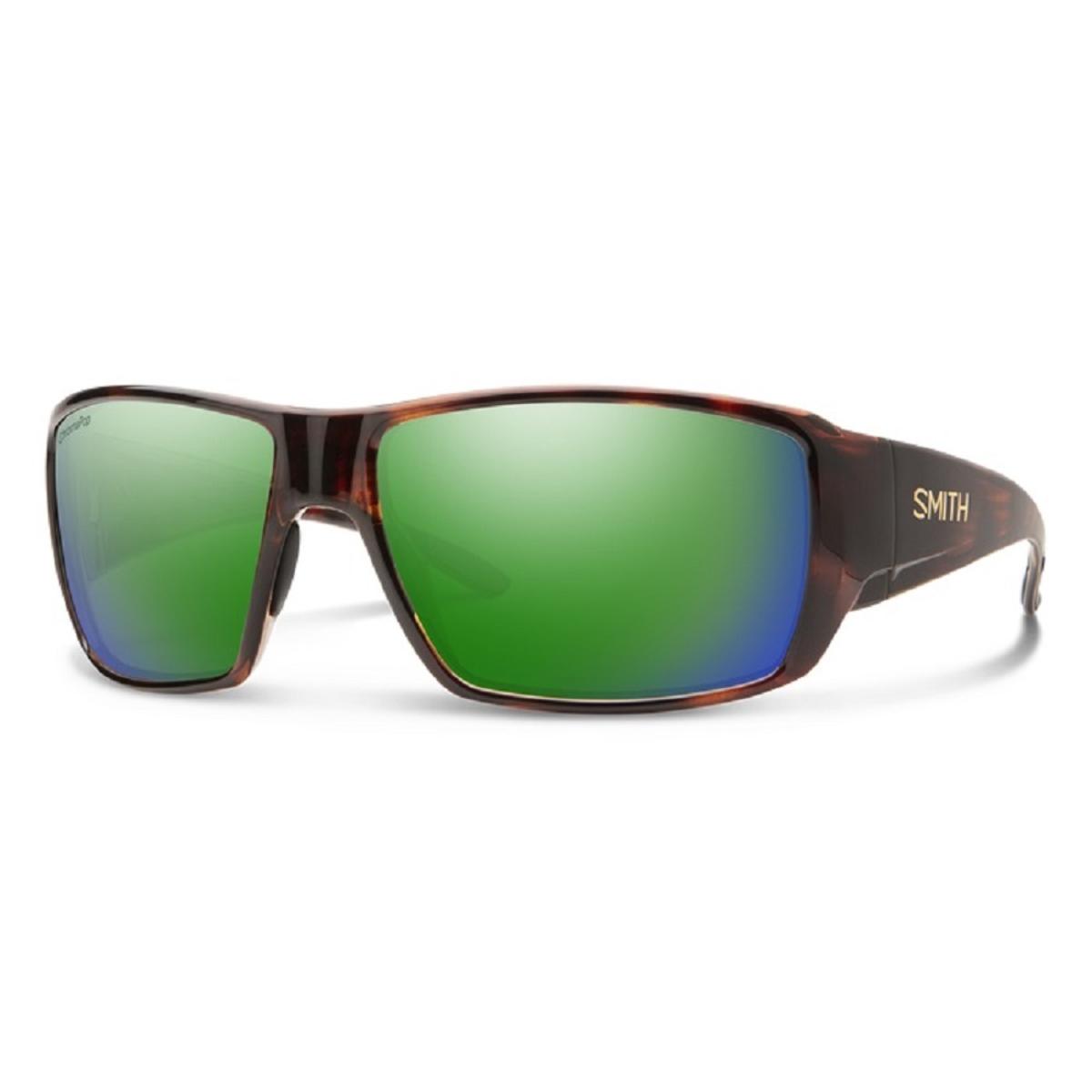 Smith Optics Guide's Choice Sunglasses ChromaPop Glass Polarized Green Mirror - Tortoise Frame Smith Optics Guide's Choice Sunglasses ChromaPop Glass Polarized Green Mirror - Tortoise Frame