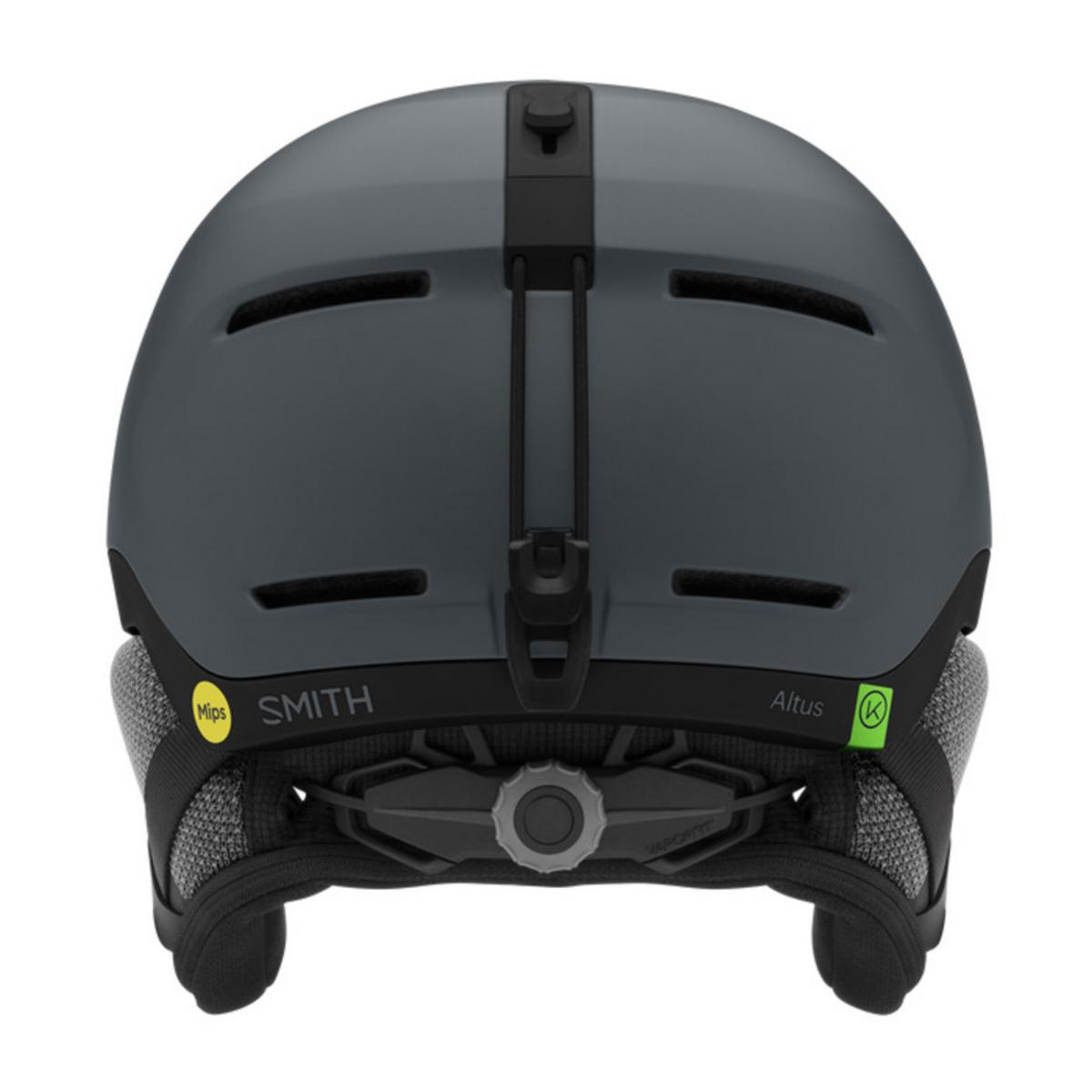 Smith Optics Men's Altus MIPS Ski Helmet - Matte Slate/Black Smith Optics Men's Altus MIPS Ski Helmet - Matte Slate/Black