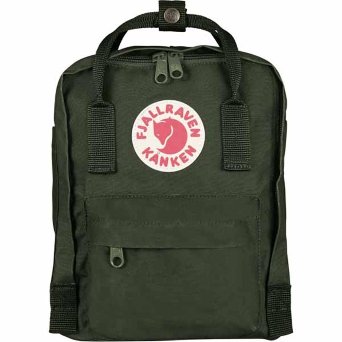 FjallRaven Kanken Mini Kids Backpack - Forest-Green FjallRaven Kanken Mini Kids Backpack - Forest-Green