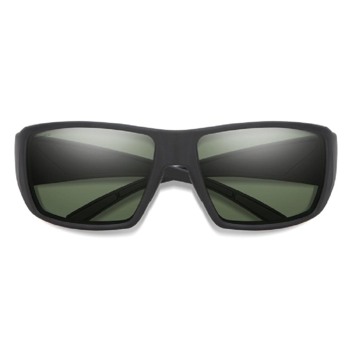 Smith Optics Guide's Choice Sunglasses ChromaPop Polarized Gray Green - Matte Black Frame Smith Optics Guide's Choice Sunglasses ChromaPop Polarized Gray Green - Matte Black Frame