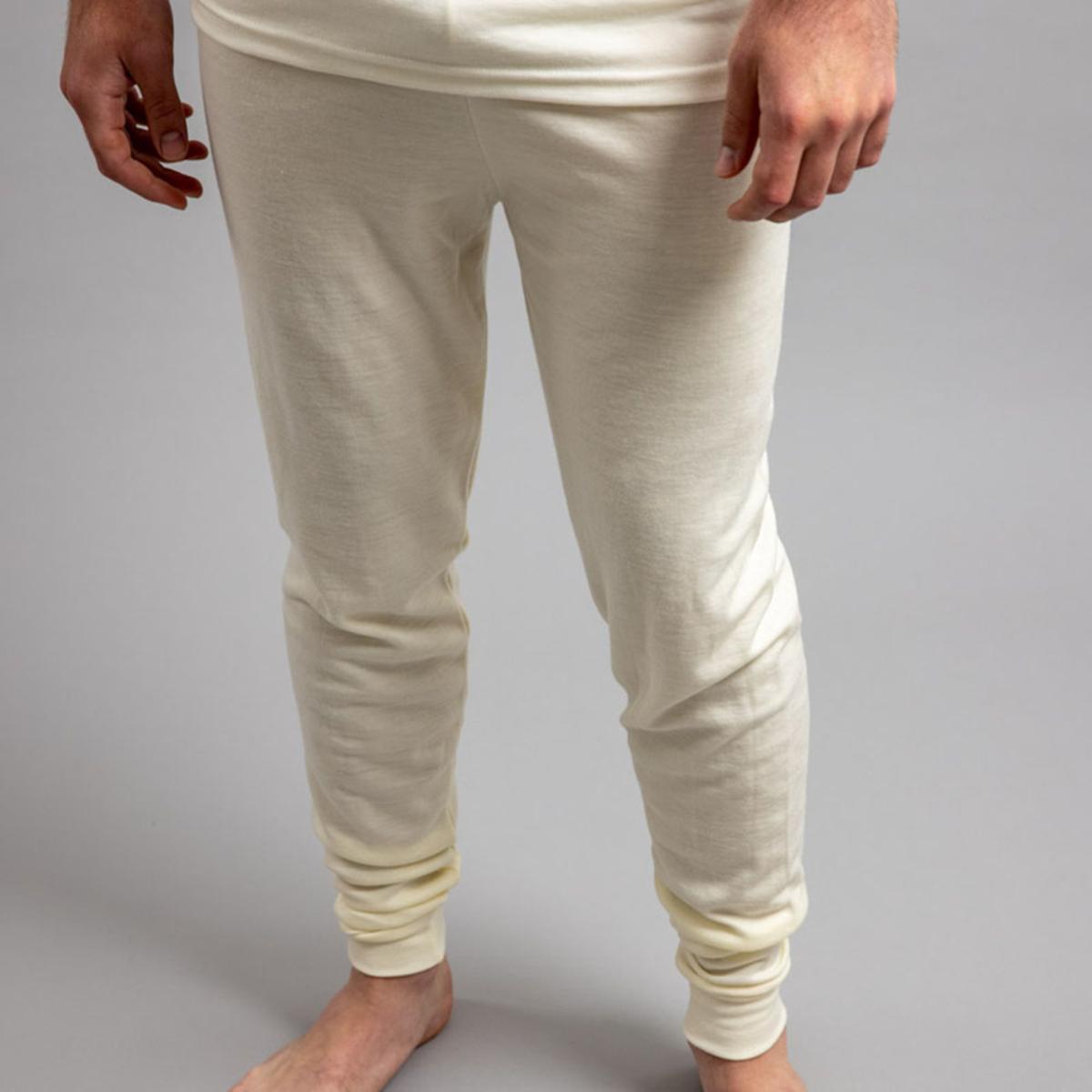 Merino Skins Unisex Long John / Pant - White Merino Skins Unisex Long John / Pant - White