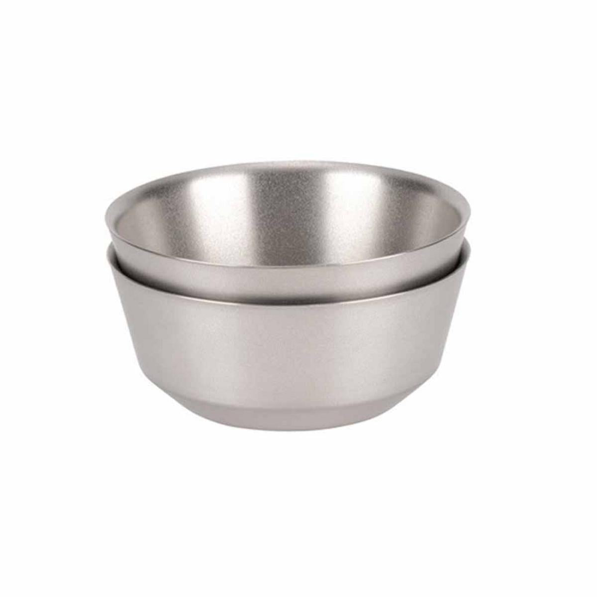 Snow Peak Titanium Double Bowl - 600mL Snow Peak Titanium Double Bowl - 600mL