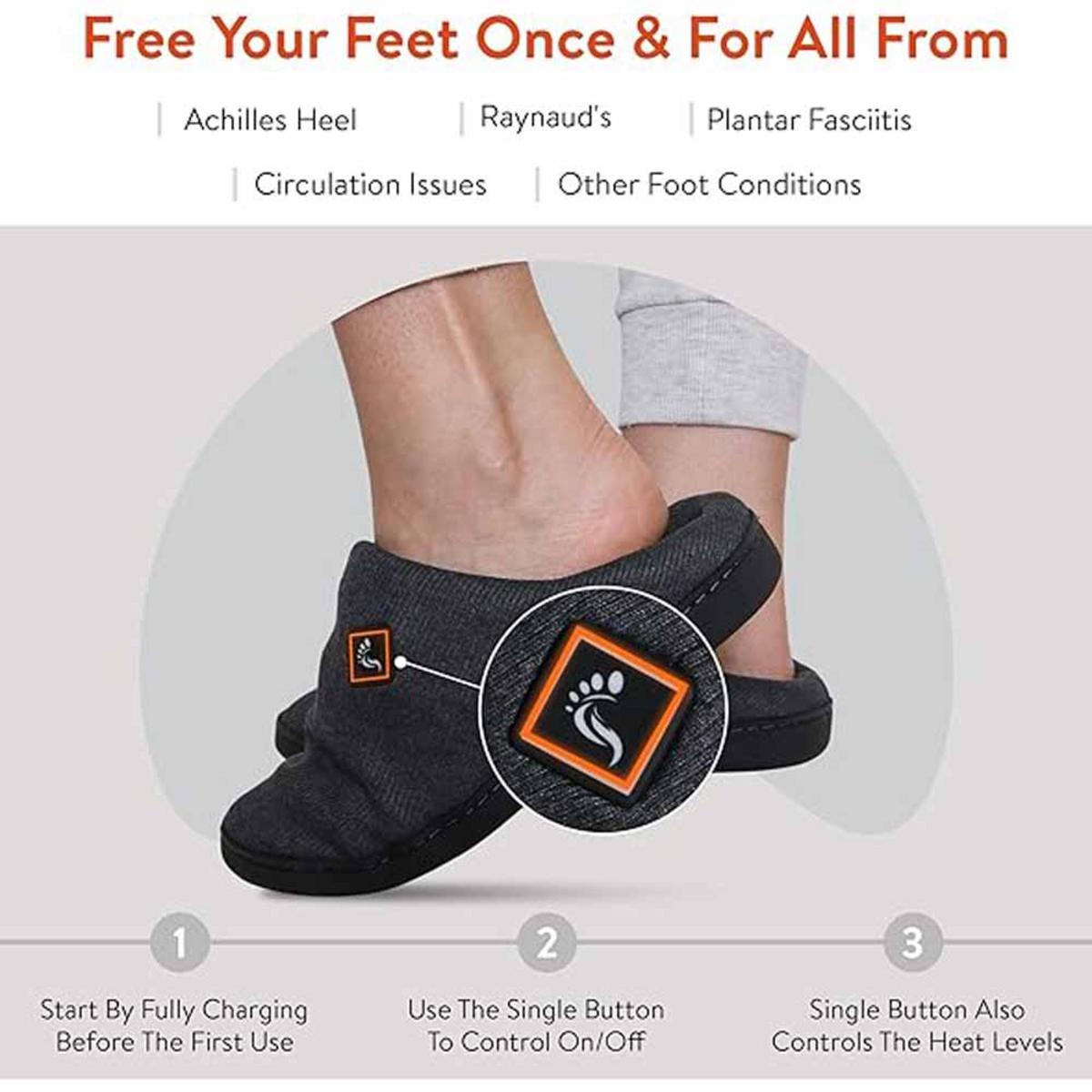 ThermalStep Rechargeable Electric Heated Slippers ThermalStep Rechargeable Electric Heated Slippers