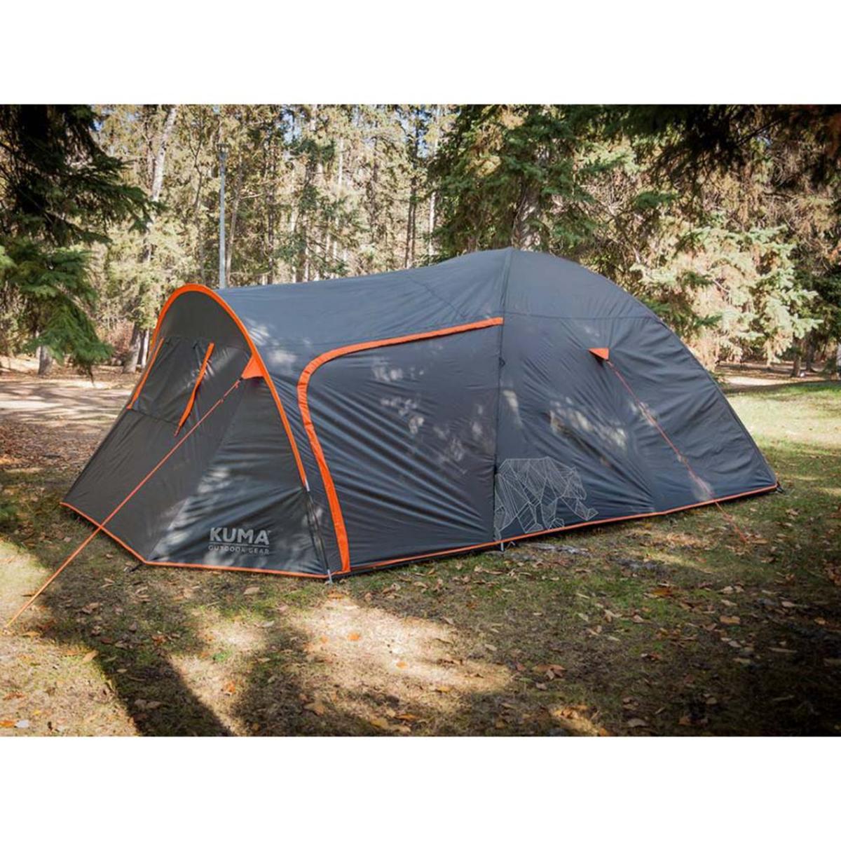 KUMA Outdoor Gear Bear Den 5 Tent - Graphite/Orange KUMA Outdoor Gear Bear Den 5 Tent - Graphite/Orange