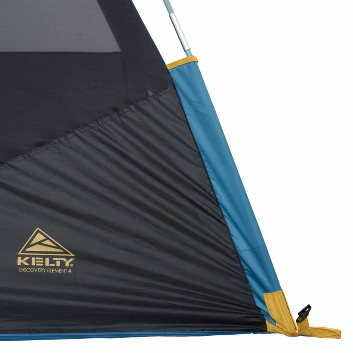 Kelty Discovery Element 4 Person Tent - Iceberg Green/Agean Blue Kelty Discovery Element 4 Person Tent - Iceberg Green/Agean Blue