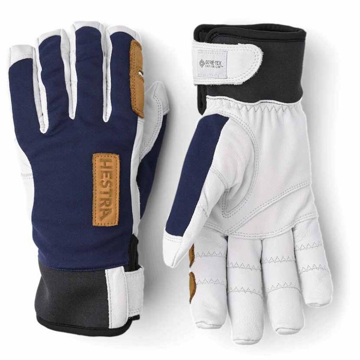 Hestra Unisex Ergo Grip Active Wool Terry 5-Finger Gloves (Red/Off White) Hestra Unisex Ergo Grip Active Wool Terry 5-Finger Gloves (Red/Off White)