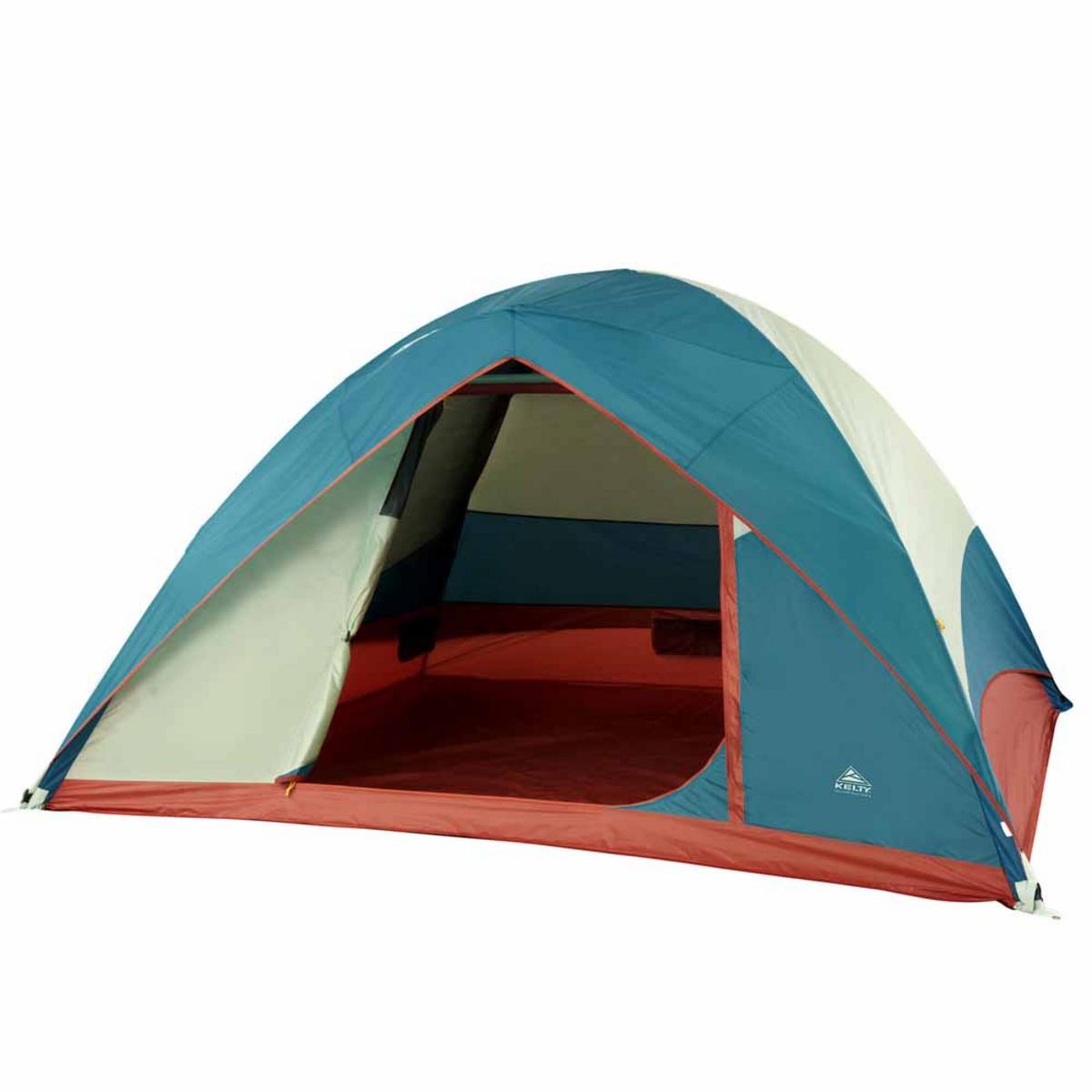 Kelty Discovery Basecamp 6 Person Tent - Laurel Green/Stormy Blue Kelty Discovery Basecamp 6 Person Tent - Laurel Green/Stormy Blue