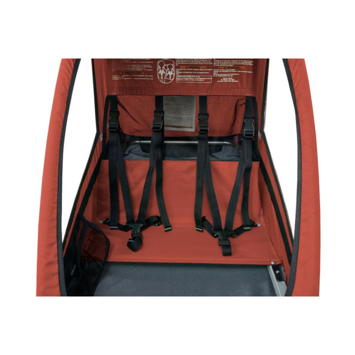 Thule Cadence 2-Seat Bike Trailer - Hot Sauce Red Thule Cadence 2-Seat Bike Trailer - Hot Sauce Red