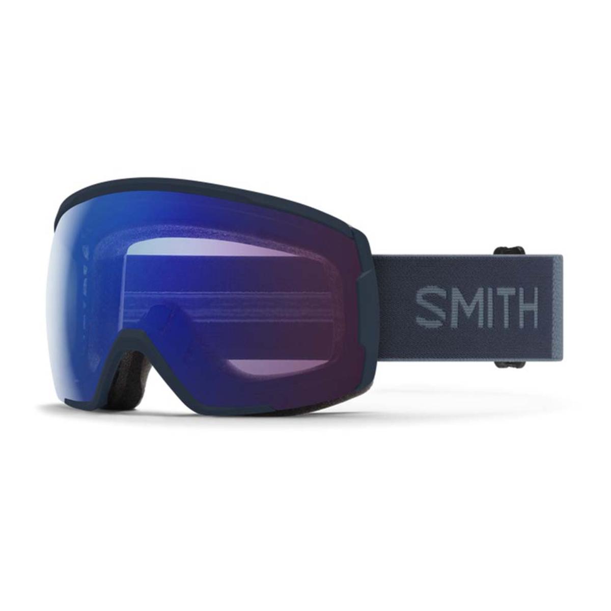 Smith Optics Proxy Goggles ChromaPop Photochromic Rose Flash Mirror - French Navy Frame Smith Optics Proxy Goggles ChromaPop Photochromic Rose Flash Mirror - French Navy Frame