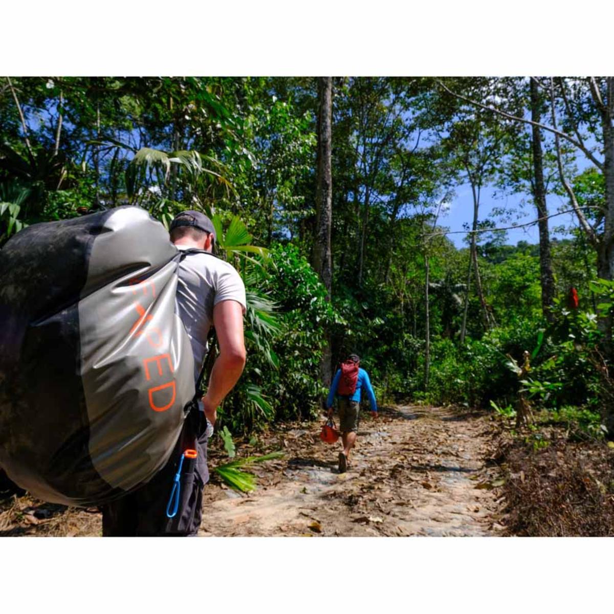 Exped Tempest 140L Duffle Backpack - Black/Olive Grey Exped Tempest 140L Duffle Backpack - Black/Olive Grey