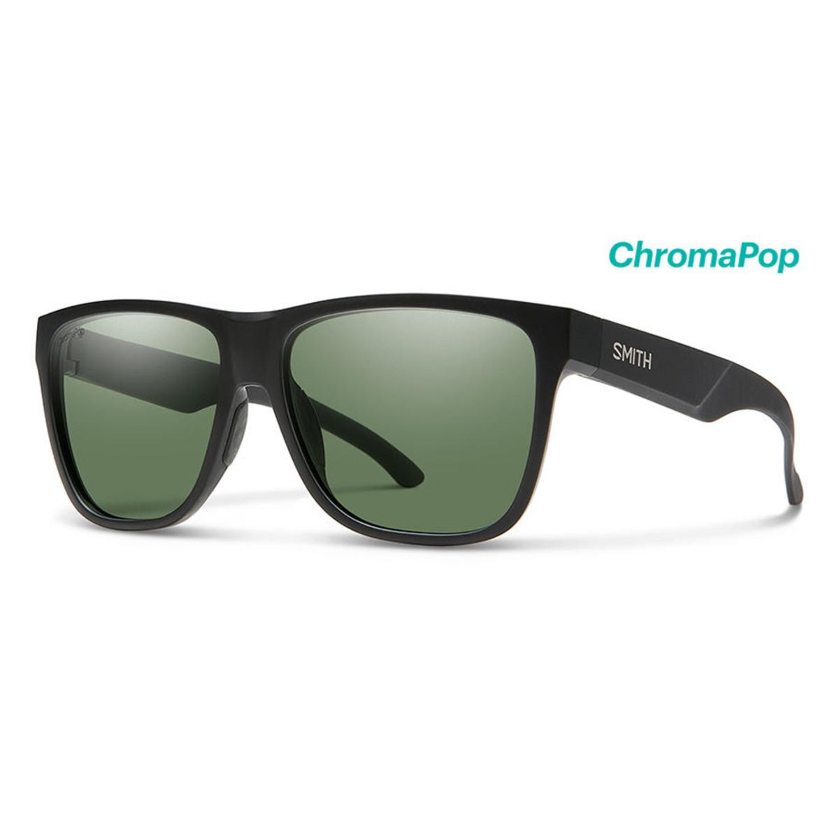 Smith Optics Lowdown XL 2 Sunglasses Chromapop Polarized Gray Green - Matte Black Frame Smith Optics Lowdown XL 2 Sunglasses Chromapop Polarized Gray Green - Matte Black Frame