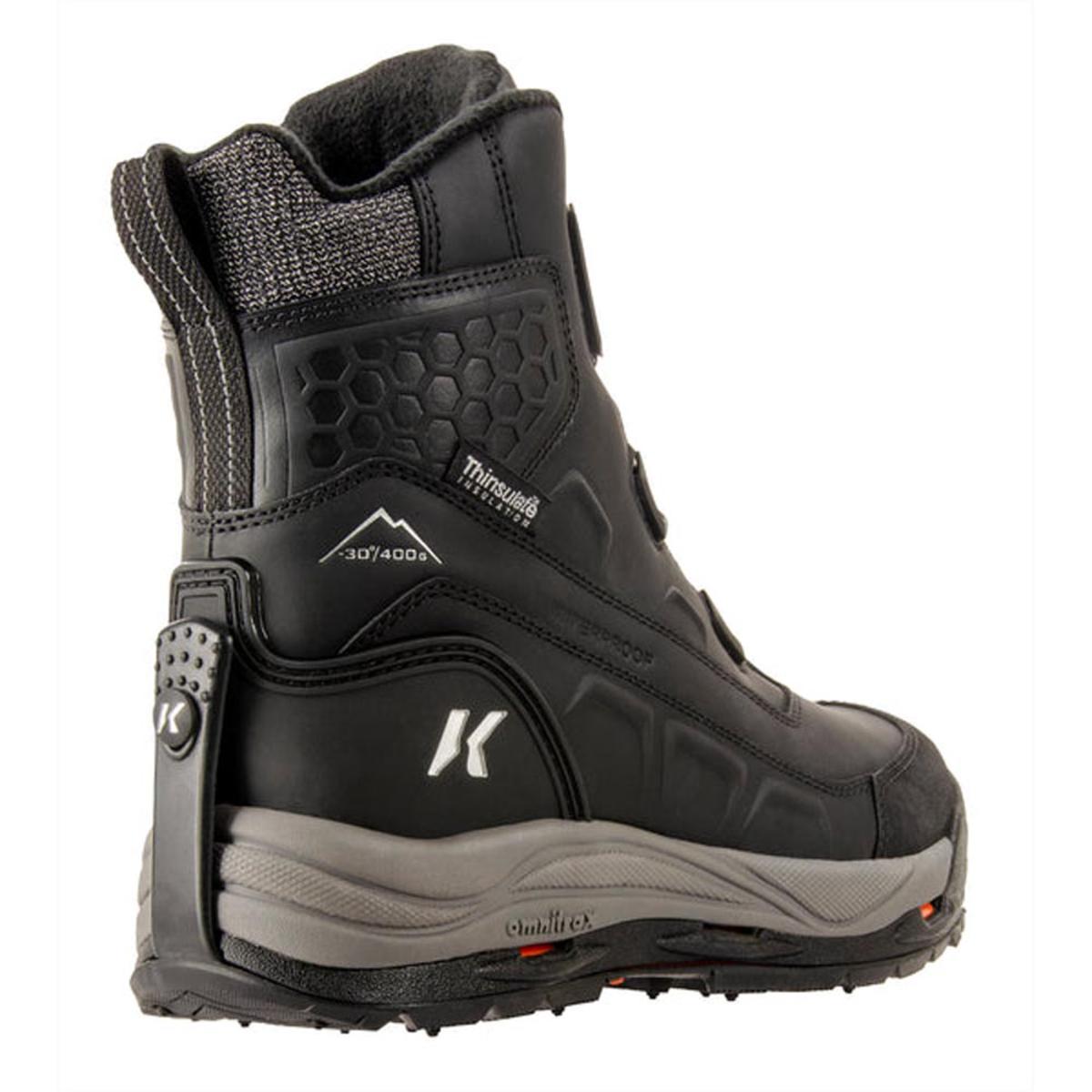 Korkers Men's Snowmageddon Boa Outdoor Boots with SnowTrac Sole Korkers Men's Snowmageddon Boa Outdoor Boots with SnowTrac Sole