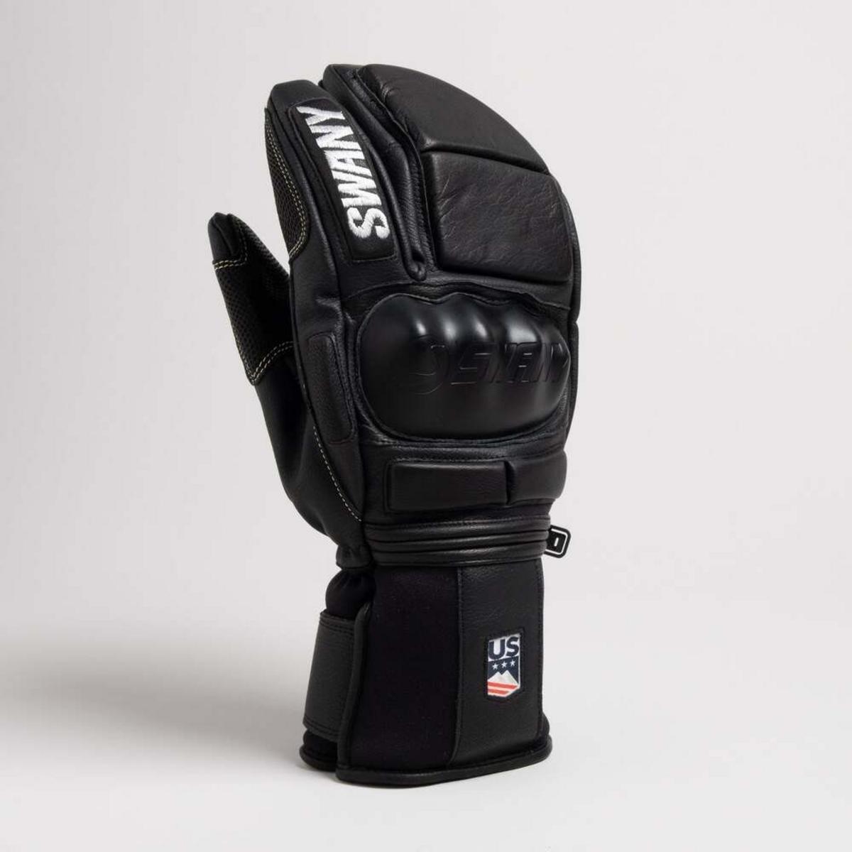 Swany Men's Race Trigger Leather Shield Mittens Swany Men's Race Trigger Leather Shield Mittens