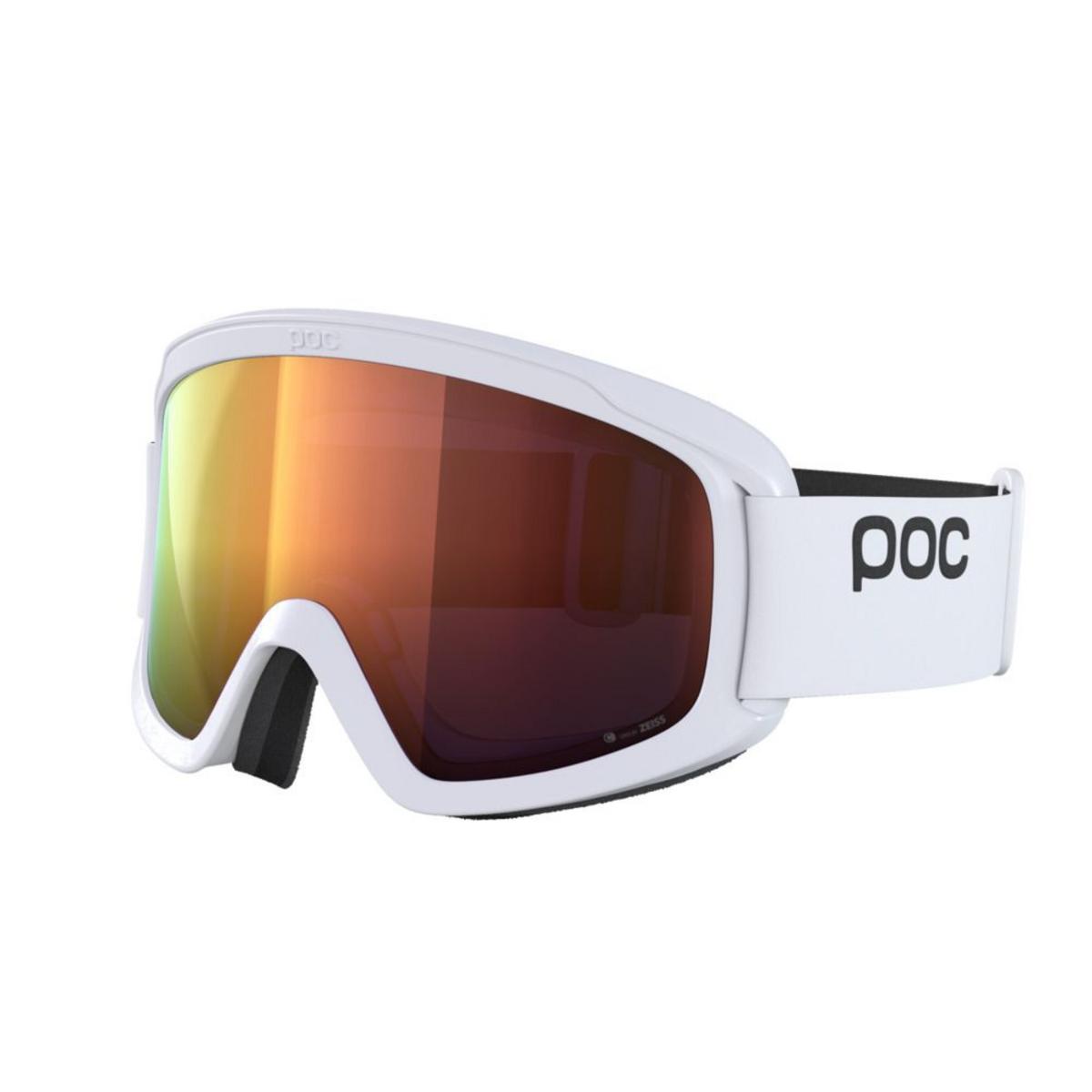 POC Opsin Ski Goggles Partly Sunny Orange Lens - Hydrogen White Frame POC Opsin Ski Goggles Partly Sunny Orange Lens - Hydrogen White Frame