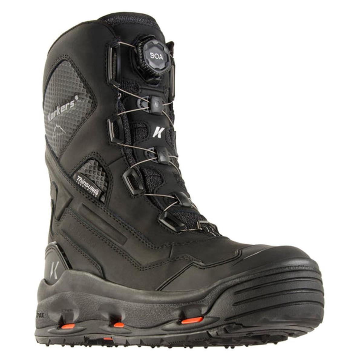 Korkers Men's Polar Vortex 600 Winter Boots with SnowTrac Sole Korkers Men's Polar Vortex 600 Winter Boots with SnowTrac Sole