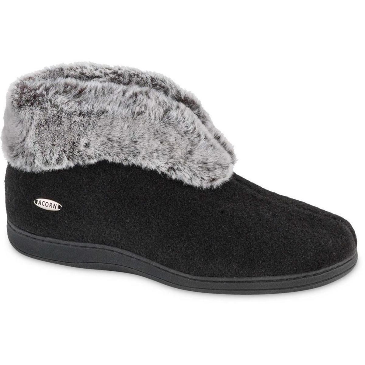 Acorn Women's Faux Fur Chinchilla Booties Acorn Women's Faux Fur Chinchilla Booties