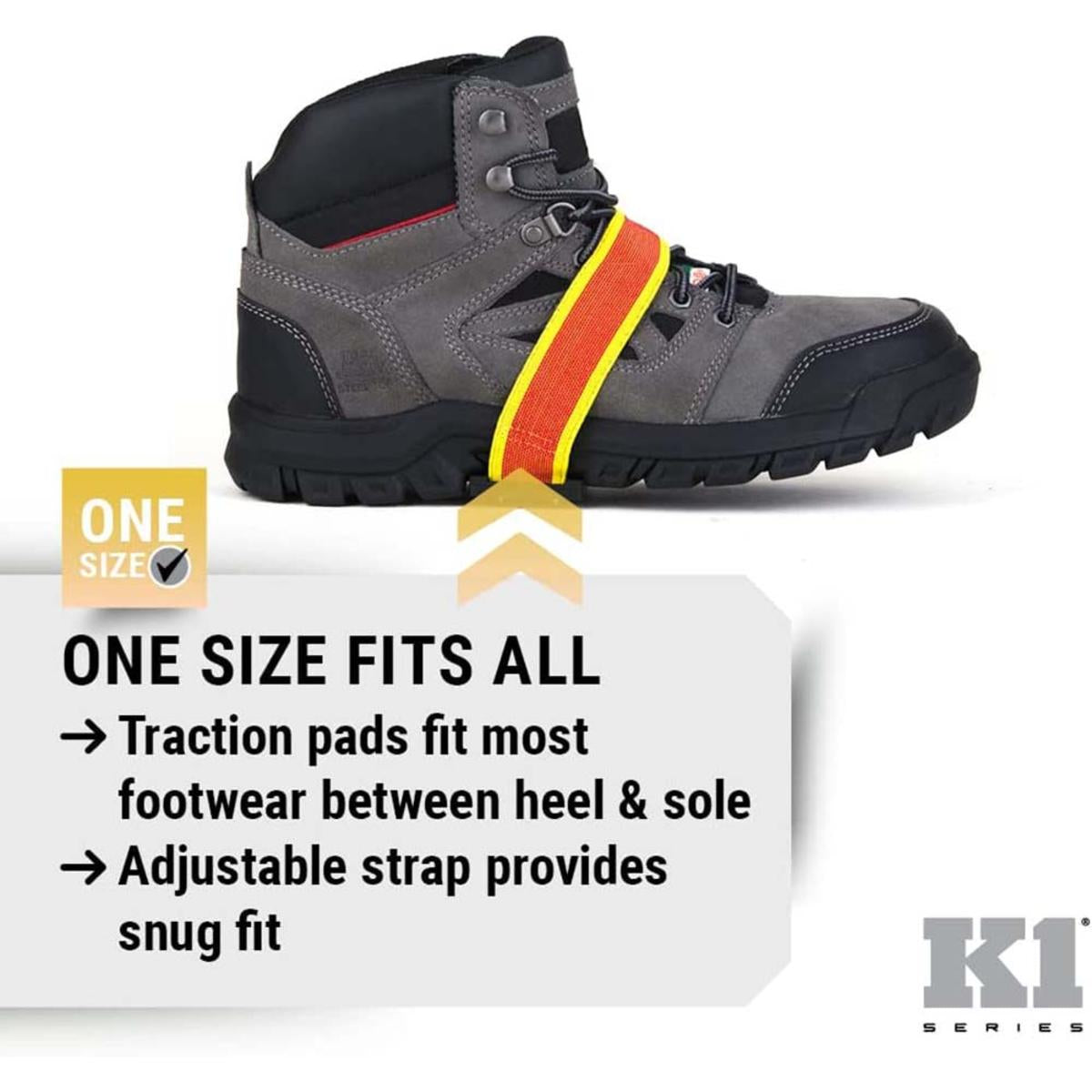 K1 Ice Cleats Original Mid-Sole Ice Cleats Low-Profile Intrinsic - Hi-Vis K1 Ice Cleats Original Mid-Sole Ice Cleats Low-Profile Intrinsic - Hi-Vis