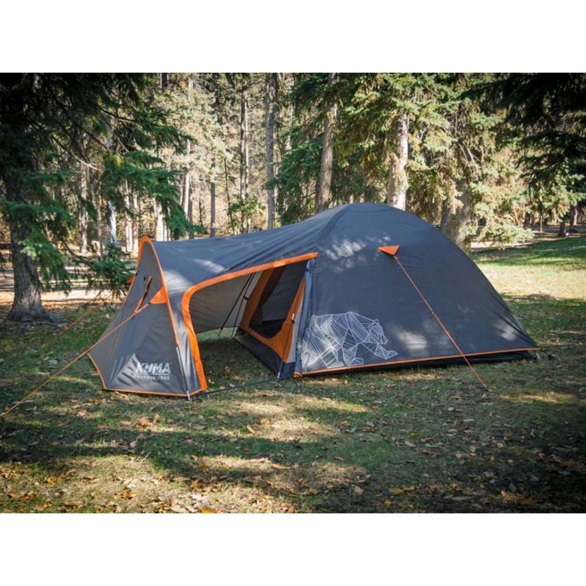 KUMA Outdoor Gear Bear Den 3 Tent - Graphite/Orange KUMA Outdoor Gear Bear Den 3 Tent - Graphite/Orange
