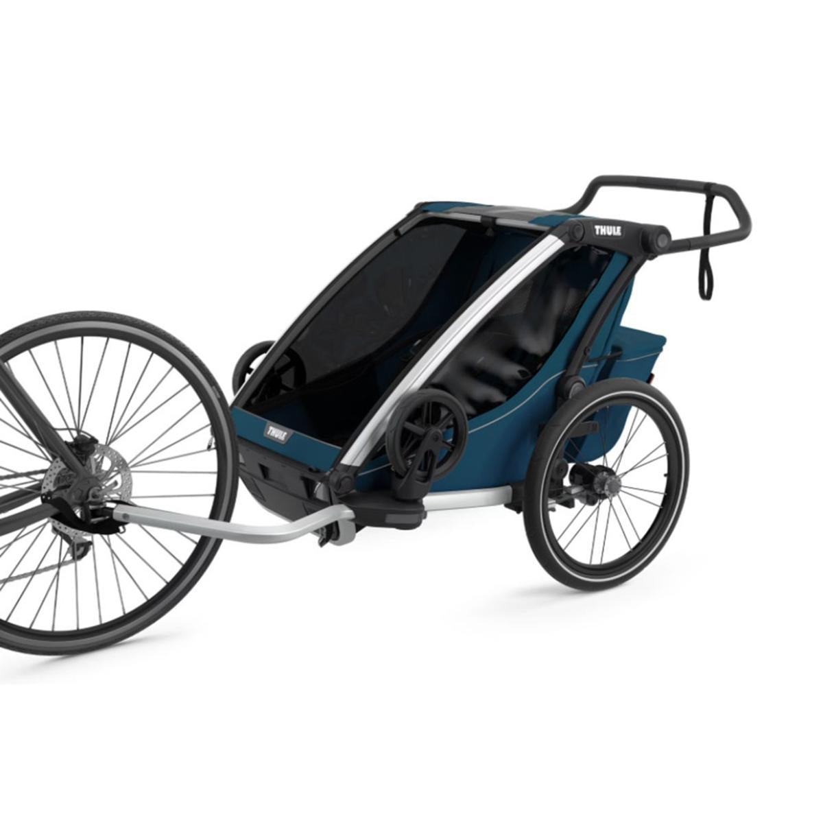 Thule Chariot Cross 2-Seat Multisport Bike Trailer - Majolica Blue Thule Chariot Cross 2-Seat Multisport Bike Trailer - Majolica Blue