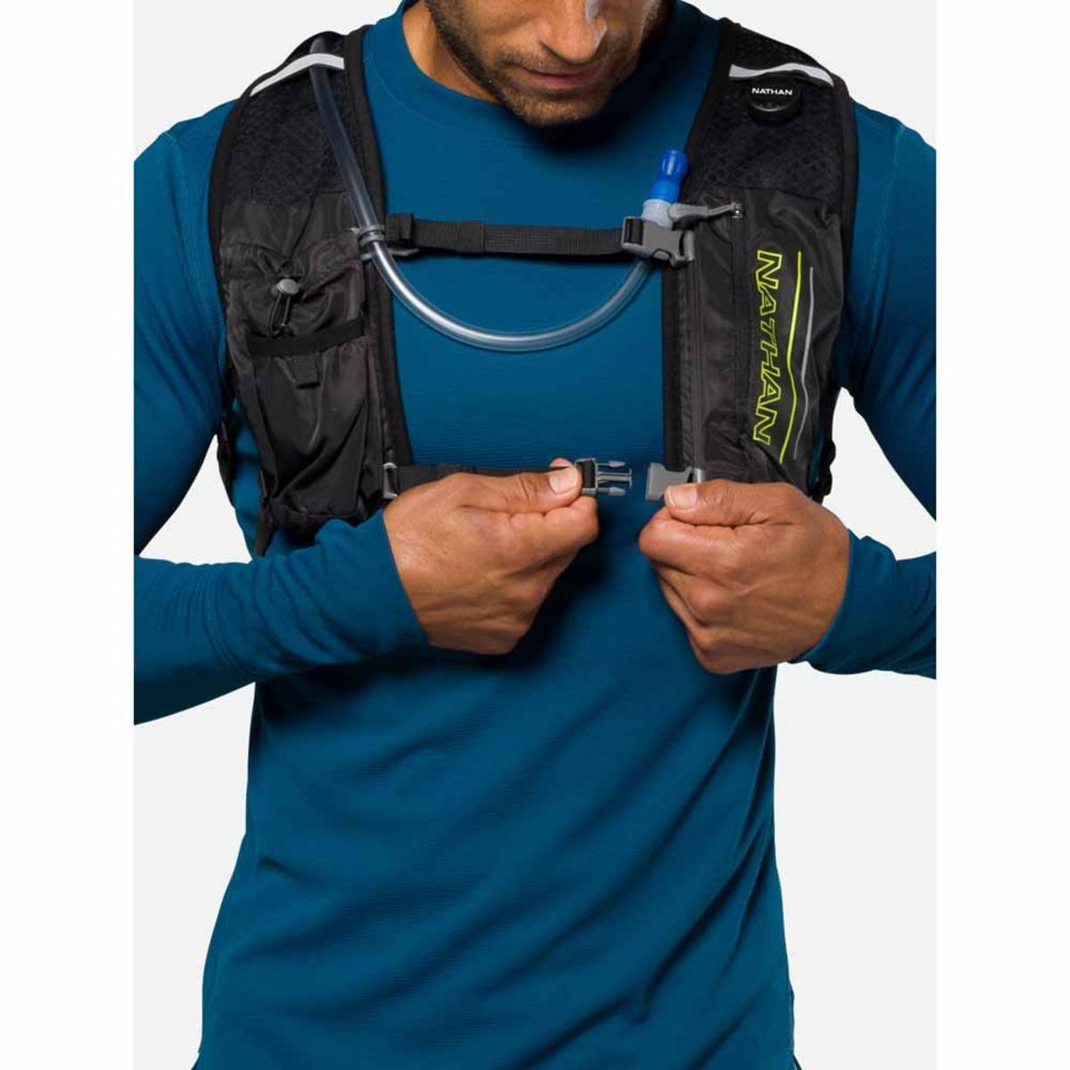 Nathan Laser Light 3 Liter Hydration Pack - Black/High Vis Yellow Nathan Laser Light 3 Liter Hydration Pack - Black/High Vis Yellow