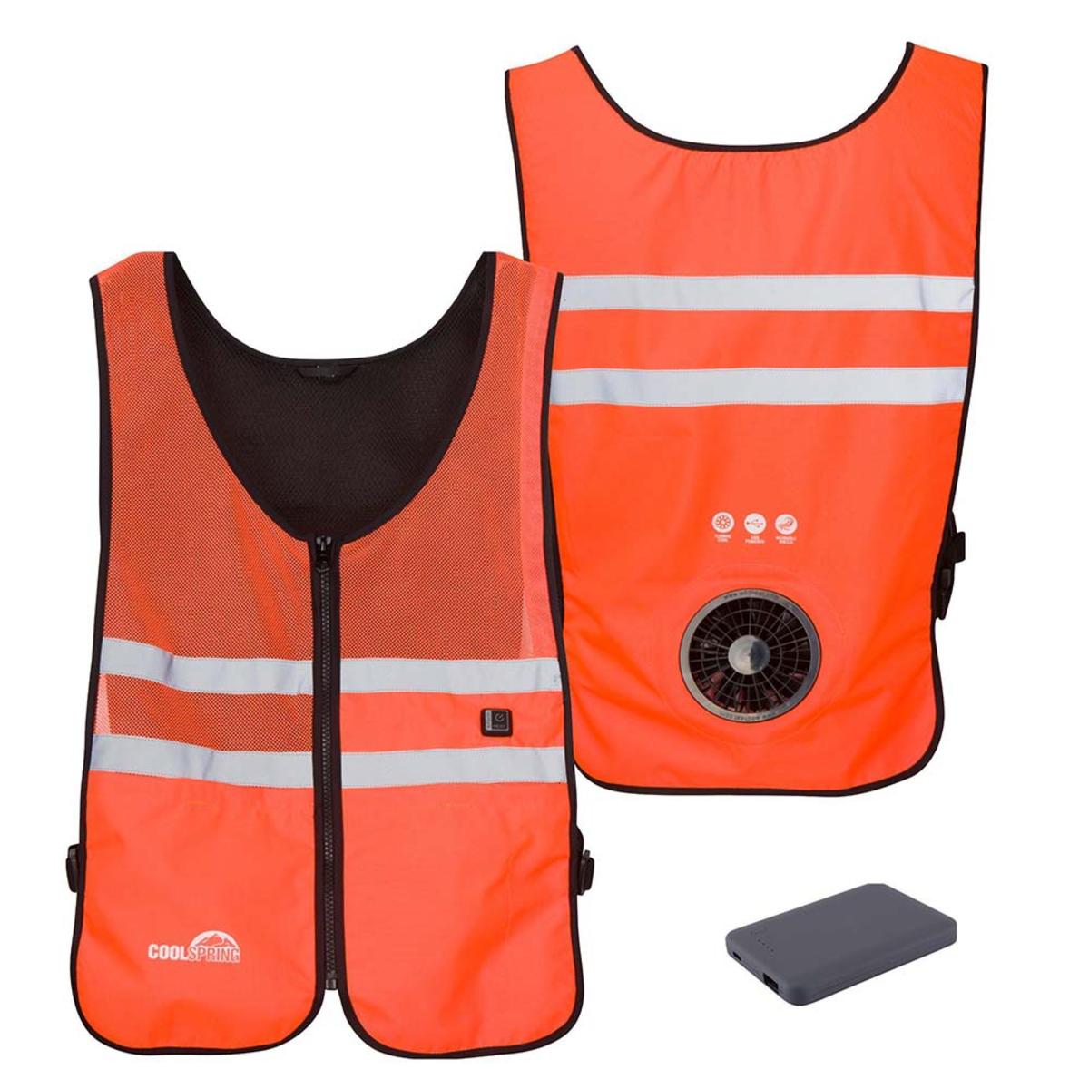 Venture Heat Unisex WindTech Pro 3 Speed Wearable Cooling Fan Vest with 3.7V Battery Venture Heat Unisex WindTech Pro 3 Speed Wearable Cooling Fan Vest with 3.7V Battery