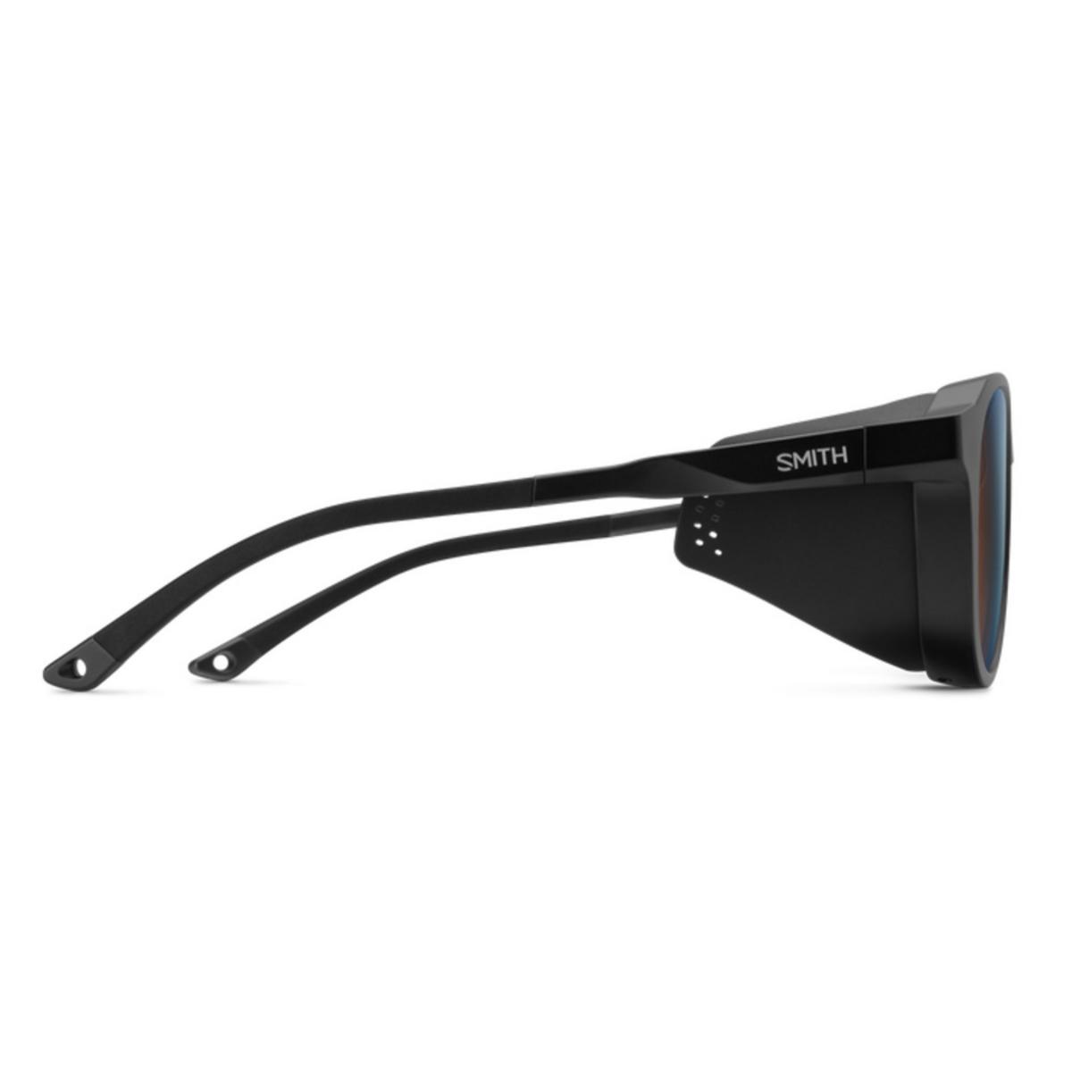 Smith Optics Venture Sunglasses ChromaPop Glacier Photochromic Copper Blue Mirror - Matte Black Frame Smith Optics Venture Sunglasses ChromaPop Glacier Photochromic Copper Blue Mirror - Matte Black Frame