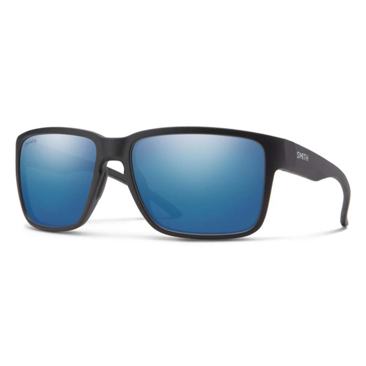 Smith Optics Emerge Sunglasses ChromaPop Polarized Blue Mirror - Matte Black Frame Smith Optics Emerge Sunglasses ChromaPop Polarized Blue Mirror - Matte Black Frame