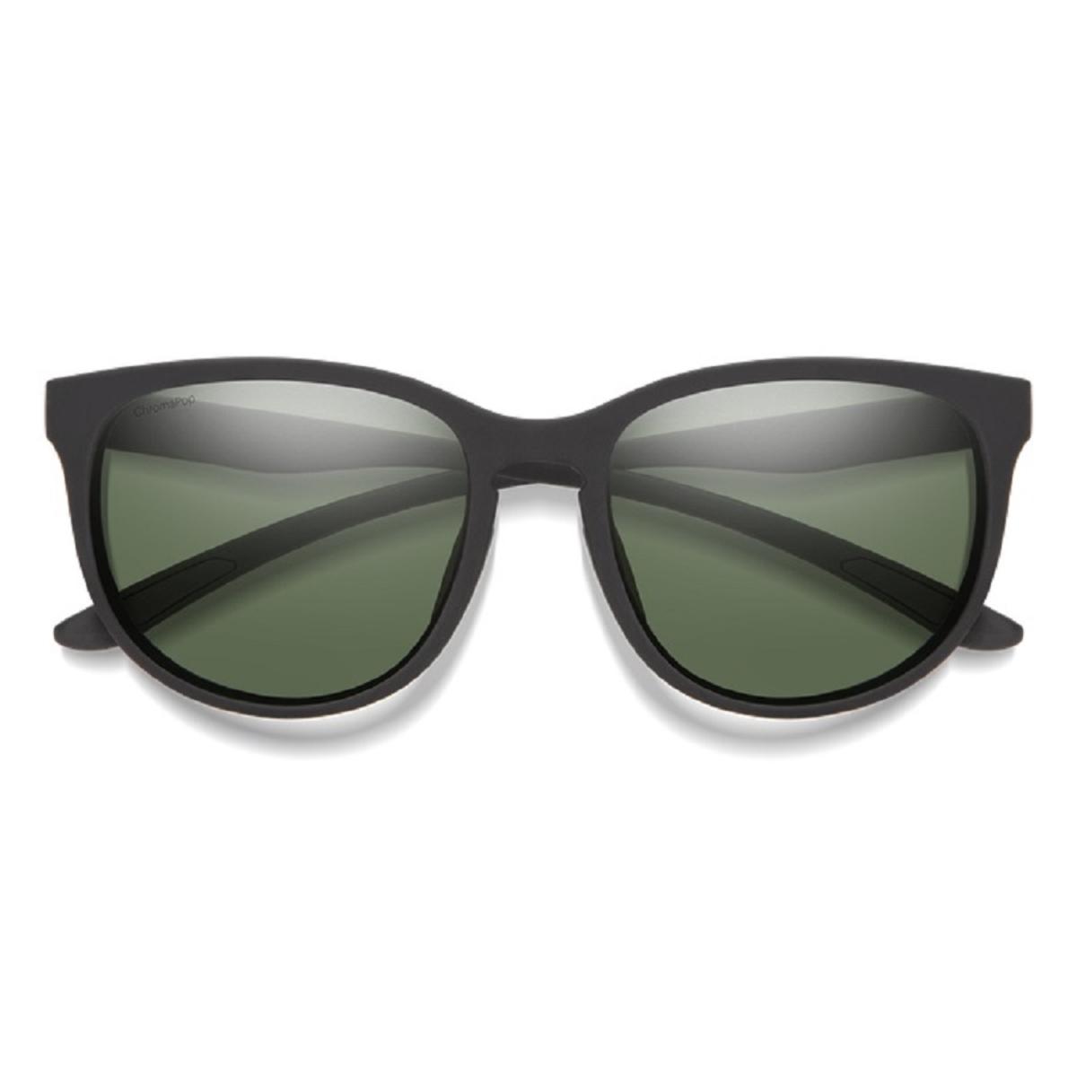Smith Optics Lake Shasta Sunglasses ChromaPop Polarized Gray Green - Matte Black Frame Smith Optics Lake Shasta Sunglasses ChromaPop Polarized Gray Green - Matte Black Frame