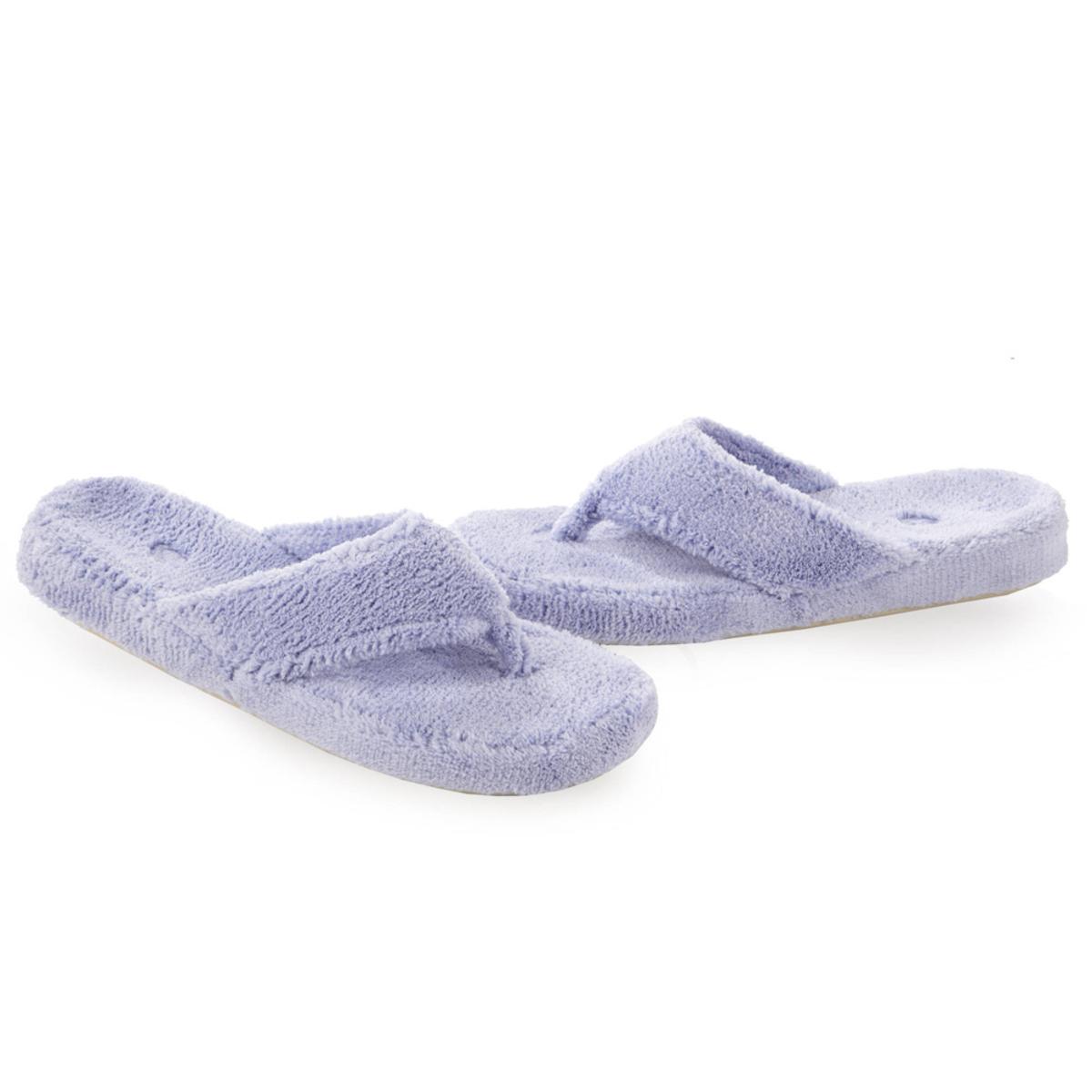 ACORN Women's Spa Thong Slippers - Periwinkle ACORN Women's Spa Thong Slippers - Periwinkle
