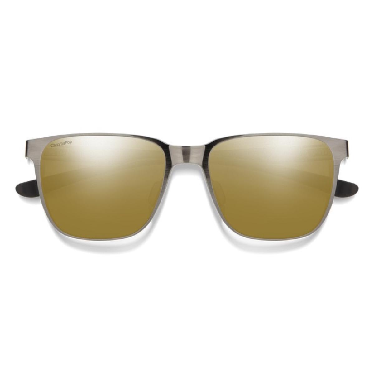 Smith Optics Lowdown Metal Sunglasses ChromaPop Polarized Bronze Mirror - Brushed Gunmetal Frame Smith Optics Lowdown Metal Sunglasses ChromaPop Polarized Bronze Mirror - Brushed Gunmetal Frame