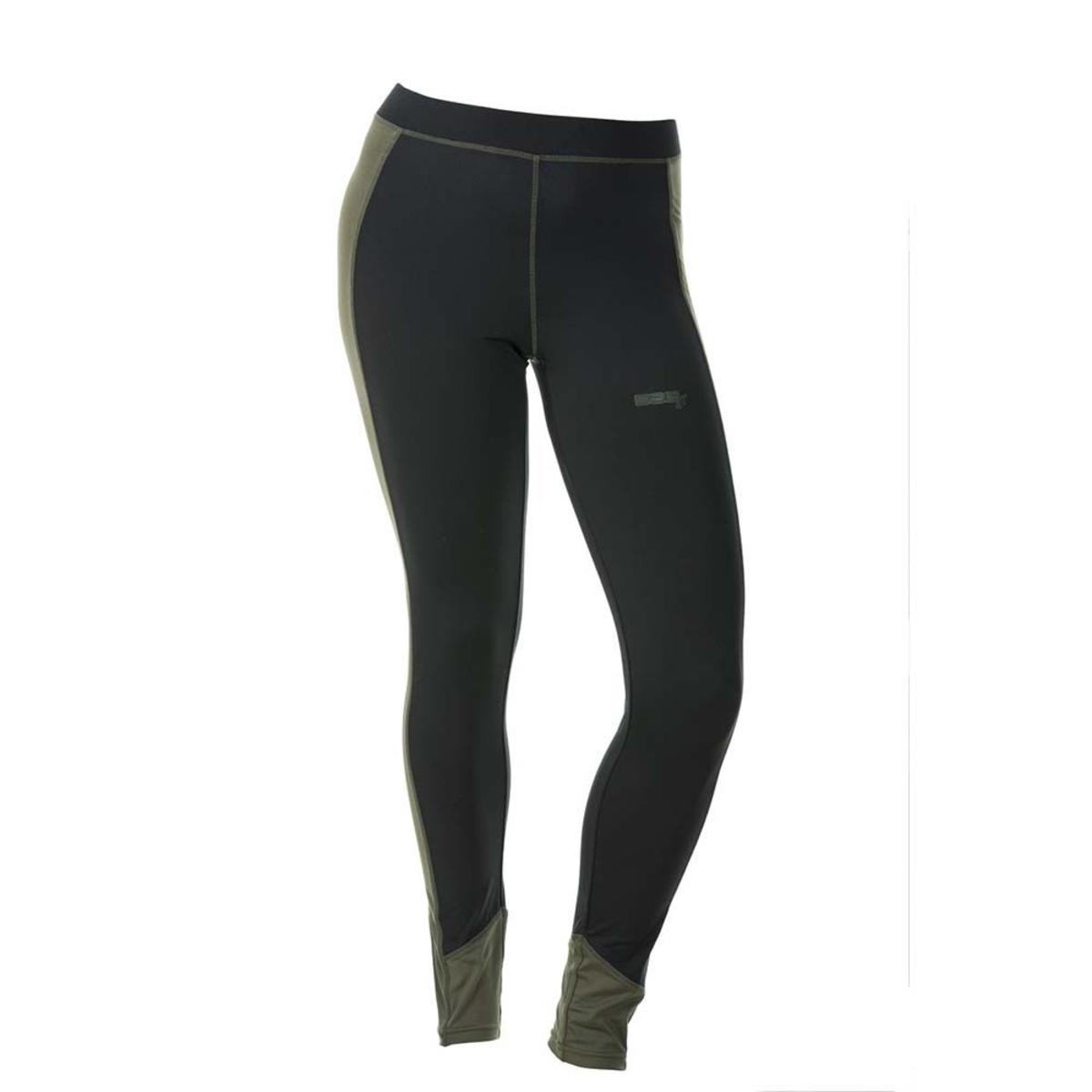 DSG Women's D-Tech Base Layer Pant - Black/Olive DSG Women's D-Tech Base Layer Pant - Black/Olive